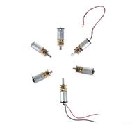 Eawfgtuw Réducteur de vitesse en métal pour boîte de vitesses DC 5 V à vitesse lente avec couple élevé, compatible avec mini moteur à engrenages N20 pour robot de bricolage, 3-6 V