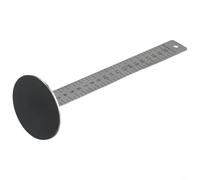 Eawfgtuw Règle de nivellement pour carrelage de sol et de plafond, règle en acier inoxydable avec niveau à bulle, 190 mm x 70 mm x 25 mm, argent (pc)