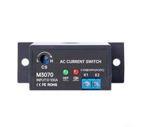 Eawfgtuw Relais de détection de courant auto-alimenté M3050/M3056 0,2-30 A Seuil réglable Interrupteur électronique sans contact Indicateur d'état LED (M3070)