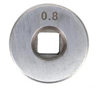 Eawfgtuw Rouleau d'alimentation Mig en acier inoxydable à rainure en V de 0,023 à 0,030 cm pour accessoires de machine à souder, 25 mm de diamètre (0,8/1,0)
