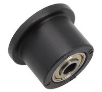 Eawfgtuw Rouleau de machine à ramer pour équipement de fitness - Pièce de rechange pour poulie de machine abdominale, 32,6 mm de diamètre extérieur, 8 mm de diamètre intérieur, plastique noir et