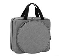 Eawfgtuw Sac de rangement pour point de croix, kit d'outils de broderie, sac de rangement pour point de croix, sac de rangement avec poches zippées, organiseur pour cerceaux, graphiques et fils