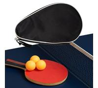 Eawfgtuw Sac de raquette de tennis de table en forme de gourde portable pour raquette de ping-pong avec dragonne, support de raquette en tissu Oxford pour rangement et protection de voyage, 28 x 18 cm