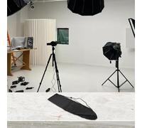 Eawfgtuw Sac de transport pliable en polyester 210D avec cordon de serrage compatible avec trépieds de 43 à 113 cm, sac de transport pliable en polyester 210D (9 x 48 cm)