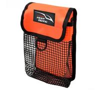 Eawfgtuw Sac en maille pour la plongée sous-marine - Pour bouée de sécurité SMB et rangement de moulinet - 20 x 13 x 6 cm - En nylon PVC - Avec bouton-pression et anneau D-For - Compatible avec BCD