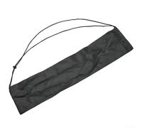 Eawfgtuw Sac trépied avec cordon de serrage pour pied de micro, support d'éclairage, parapluie - Pochette de transport de 35/50/55/74 cm avec design pliable en nylon, noir (14 x 48 cm)