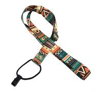 Eawfgtuw Sangle réglable pour ukulélé avec motif hawaïen pour ukulélé soprano, concert, ténor, baryton, compatible avec ukulélé de 53,3 cm, 58,4 cm, 66 cm en nylon léger