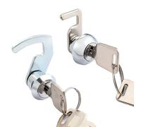 Eawfgtuw Serrure à came en alliage de zinc avec clip rapide pour tiroir de caisse enregistreuse, casier, armoire en métal, mallette de vol, distributeur automatique ou boîtes à outils, cylindre de