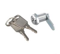 Eawfgtuw Serrure à Came Tubulaire Filetée de 12 mm en Alliage de Zinc - pour Boîte aux Lettres, Tiroir et Armoire avec Cylindre et Clés