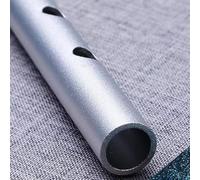 Eawfgtuw Sifflet irlandais à 6 trous avec clé C/D, métal pour flûte à vent pour musique à vent, compatible avec les instruments folkloriques traditionnels, options ABS doré/argenté/noir (E)