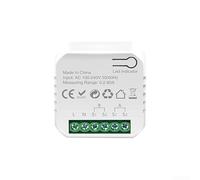 Eawfgtuw Smart WiFi Energy Meter Moniteur de puissance bidirectionnel avec pince à double canal 100-240 V AC 50/60 Hz Système de surveillance de la consommation d'énergie en temps réel (1 voie)