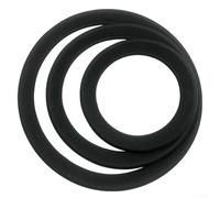 Eawfgtuw Sourdine pour saxophone alto ténor soprano - Pièce de rechange pour amortisseur de silice léger, outil d'entraînement à réduction du bruit, noir (saxophone alto)