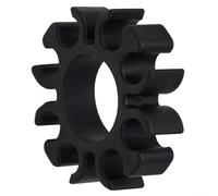 Eawfgtuw Support de baguettes en silicone pour Roland - 4 paires de supports de rangement avec pince sécurisée pour matériel de batterie de 38 mm, compatible avec 7A/5A, noir