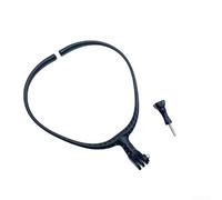 Eawfgtuw Support de cou réglable pour Insta360 et DJI pour caméras d'action Osmo, angle flexible de 180° pour les mains, compatible avec les modèles Hero, ABS + PC (A)