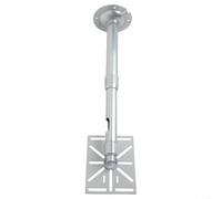 Eawfgtuw Support de suspension vertical pour caméra dôme - Support télescopique en alliage d'aluminium - Base ronde pour mur - Colonne murale intérieure et extérieure (20-40 cm)