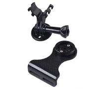 Eawfgtuw Support en carbone pour ordinateur de vélo - Extension de potence en fibre de carbone 3K pour vélo GPS - Léger - 150 g (pour)
