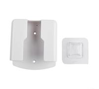Eawfgtuw Support mural stable pour télécommande Blanc Taille L | S'adapte à la plupart des télécommandes AC, taille intérieure 10 x 6 x 3 cm, empêche la perte, accès facile, aspect propre