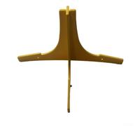 Eawfgtuw Support portable pliable à 4 pieds pour trompette - Construction en plastique stable - Design léger et compact pour instruments de musique - Jaune