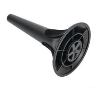 Eawfgtuw Support pour trompette pour instruments en laiton, support portable pliable à 5 pieds avec feutre antidérapant, design compact qui tient dans la bouche de cloche, pour ABS durable