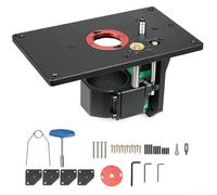 Eawfgtuw Table élévatrice professionnelle en alliage d'aluminium avec accessoires d'atelier en hauteur, rail de guidage robuste pour débroussailleuse de 65 mm de diamètre