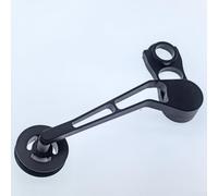 Eawfgtuw Tendeur de chaîne à vitesse unique pour pline, adaptateur de dérailleur arrière en alliage d'aluminium prenant en charge 3-4 vitesses internes et externes -6-7 vitesses, pliable pour