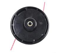 Eawfgtuw Tête de débroussailleuse professionnelle double filetage de rechange 128 mm de diamètre compatible avec MFH5300 MFH5200 MFH3300 BCH5200 M10 x 1,25 filetage gauche