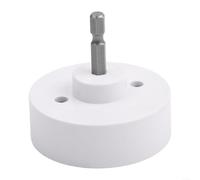 Eawfgtuw Tête de machine de capsulage de bouteilles électrique avec tige hexagonale de 6,35 mm pour outil d'étanchéité en plastique blanc de 10 à 50 mm, tête de capsulage sans fil, embout d'étanchéité