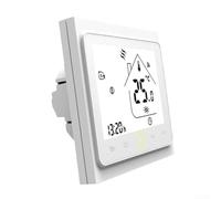 Eawfgtuw Thermostat intelligent WiFi pour chauffage au sol, contrôleur programmable à affichage numérique compatible avec l'application et Google Assistant (GA)