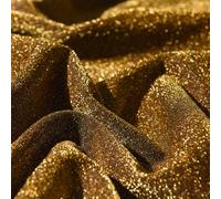 Eawfgtuw Tissu à paillettes 1 x 1,5 m - Maille extensible avec motif - Tissu décoratif pour loisirs créatifs, jupes et accessoires - Bordeaux (doré)