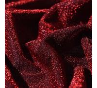 Eawfgtuw Tissu à paillettes 1 x 1,5 m - Maille extensible avec motif - Tissu décoratif pour loisirs créatifs, jupes et accessoires - Bordeaux