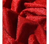 Eawfgtuw Tissu à paillettes 1 x 1,5 m - Maille extensible avec motif - Tissu décoratif pour loisirs créatifs, jupes et accessoires - Bordeaux (rouge)