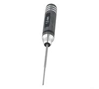 Eawfgtuw Tournevis hexagonal de précision de 0,9 à 3,0 mm pour acier HSS avec poignée antidérapante en aluminium pour réparation de modèles télécommandés de voiture, bateau, hélicoptère, quadricoptère