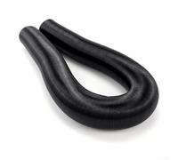 Eawfgtuw Tuyau flexible en aluminium pour canalisation d'air, 60-300 cm, pour chauffage diesel, 75 mm de diamètre, tube résistant à la chaleur pour 5 kW, pour chauffages Webasto et Dometic, Noir (60