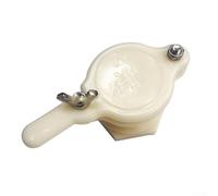 Eawfgtuw Valve d'extraction de miel en plastique blanc de 12 cm, équipement d'apiculture pour embouteillage de miel et contrôle du débit dans les ruches