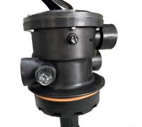 Eawfgtuw Valve multiport pour Hayward SP0714T pour filtre de piscine VariFlo Top Mount - Contrôle 7 positions avec verre de visée, construction en acier inoxydable et ABS