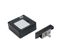 Eawfgtuw Verrou électronique intelligent invisible pour porte en bois avec carte IC NFC pour tiroirs, armoires et meubles en bois