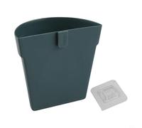 Eawfgtuw Vigne verte en plastique à suspendre au mur pour la décoration de la maison, pot de fleurs artificielles pour intérieur et extérieur, décoration de jardin nécessitant peu d'entretien en blanc