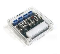 Eawfgtuw XH-M229 Carte adaptateur d'alimentation ATX 24 broches, kit de testeur de module d'alimentation d'ordinateur de bureau pour réparation et composants électroniques (C)