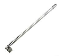 Eawfgtuw Z Barre de support réglable en acier inoxydable pour paroi de douche 400-600 mm Finition chromée Bras stabilisateur pour clôtures de plain-pied et pièces humides Compatible avec verre plat de