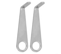 Eawfgtuw z Lot de 2 outils de retrait de sonnette en acier inoxydable pour remplacement de batterie de sonnette vidéo Ring Video Doorbell - Outil sécurisé compatible avec la sonnette à batterie Ring
