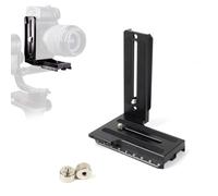 EaxanPic Support en L en aluminium à commutation horizontale verticale à dégagement rapide pour Zhiyun Weebill-S Crane 2/3 stabilisateur trépied monopode et SLR