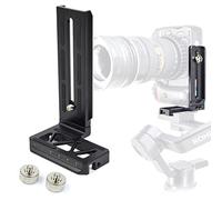 EaxanPic Support en L en Aluminium pour Prise de Vue Verticale avec Plaque de libération Rapide pour stabilisateur de cardan DJI Ronin SC, trépied, Monopode et Appareil Photo