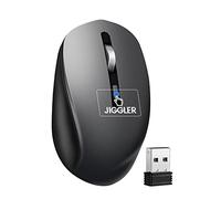 EAXBUX Tourneur de souris caché, souris 2 en 1 avec agitateur, déménageur de souris indétectable avec interrupteur marche/arrêt, lecteur libre, simulation de mouvement de la souris pour garder