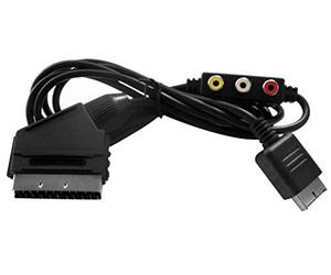 Eaxus® Câble TV péritel Playstation RGB avec sortie audio - pour PSX PS1 PS2 PS3