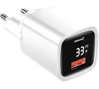 Eaxus Dual Port Chargeur USB 33 W 1x USB-A, 1x USB-C® blanc intérieure