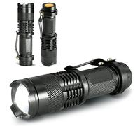 Eaxus® Glow-X Mini lampe de poche LED professionnelle avec clip, extrêmement lumineuse