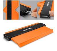 Eaxus® Jauge de contour professionnelle avec dispositif de blocage - Duplicateur de pochoirs pour transférer des dégradés de coupe - 27,6 x 13 x 1,8 cm