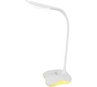 Eaxus® Lampe de bureau LED 2 en 1 - Lampe de table - Lampe de chevet USB ou à piles - Blanc