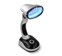 Eaxus® Lampe de bureau LED - lampe de table sans fil, argent lumière du jour