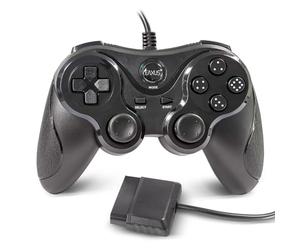 Eaxus® Manette Pour PS2 & PS1 - PlayStation DoubleShock Controller avec surface antidérapante